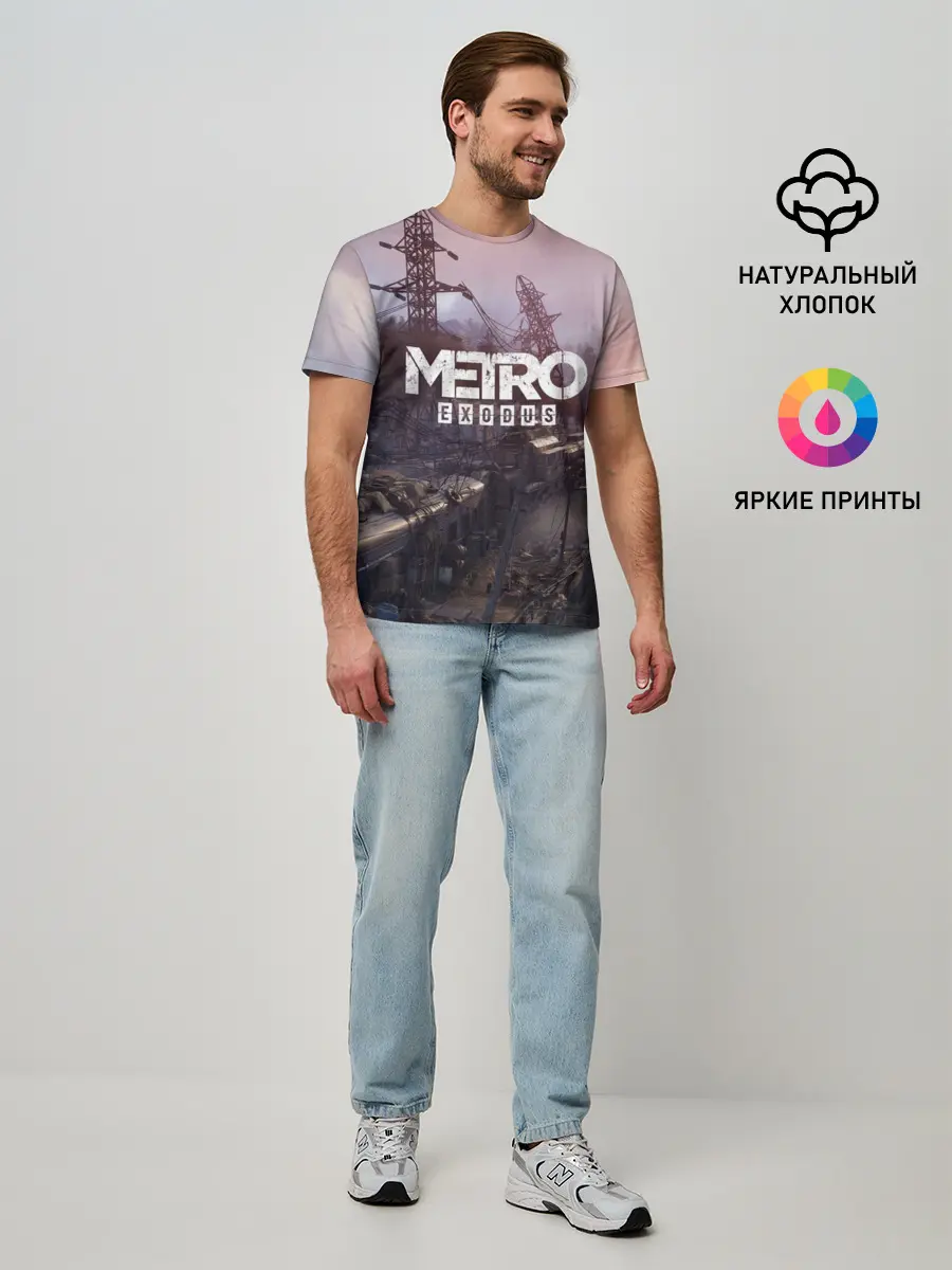 Мужская базовая футболка / Metro Exodus