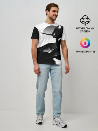 Мужская базовая футболка / ЗАКАТ ЕВАНГЕЛИОН