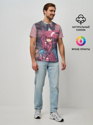 Мужская базовая футболка / Призрачная пуля