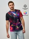 Мужская базовая футболка / DIGITAL STRIPES