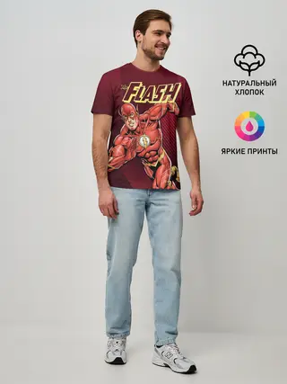 Мужская базовая футболка / The Flash