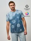 Мужская базовая футболка / Снежное Настроенние