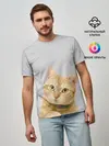 Мужская базовая футболка / Рыжий котик