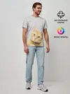 Мужская базовая футболка / Рыжий котик