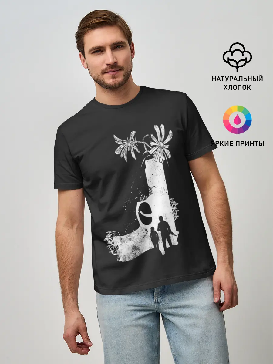 Мужская базовая футболка / Survivors with gun