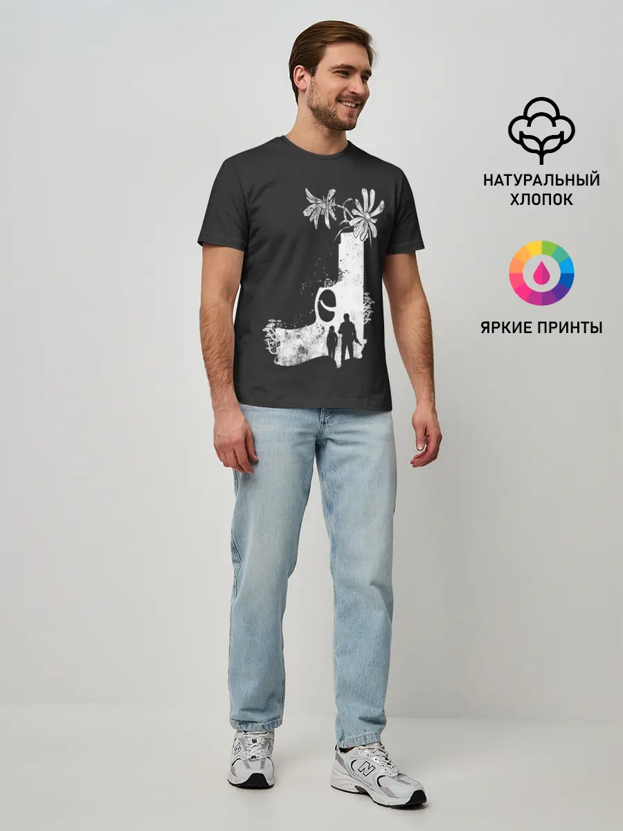 Мужская базовая футболка / Survivors with gun