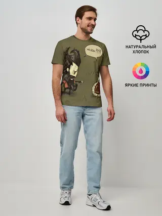 Мужская базовая футболка / Dont starve