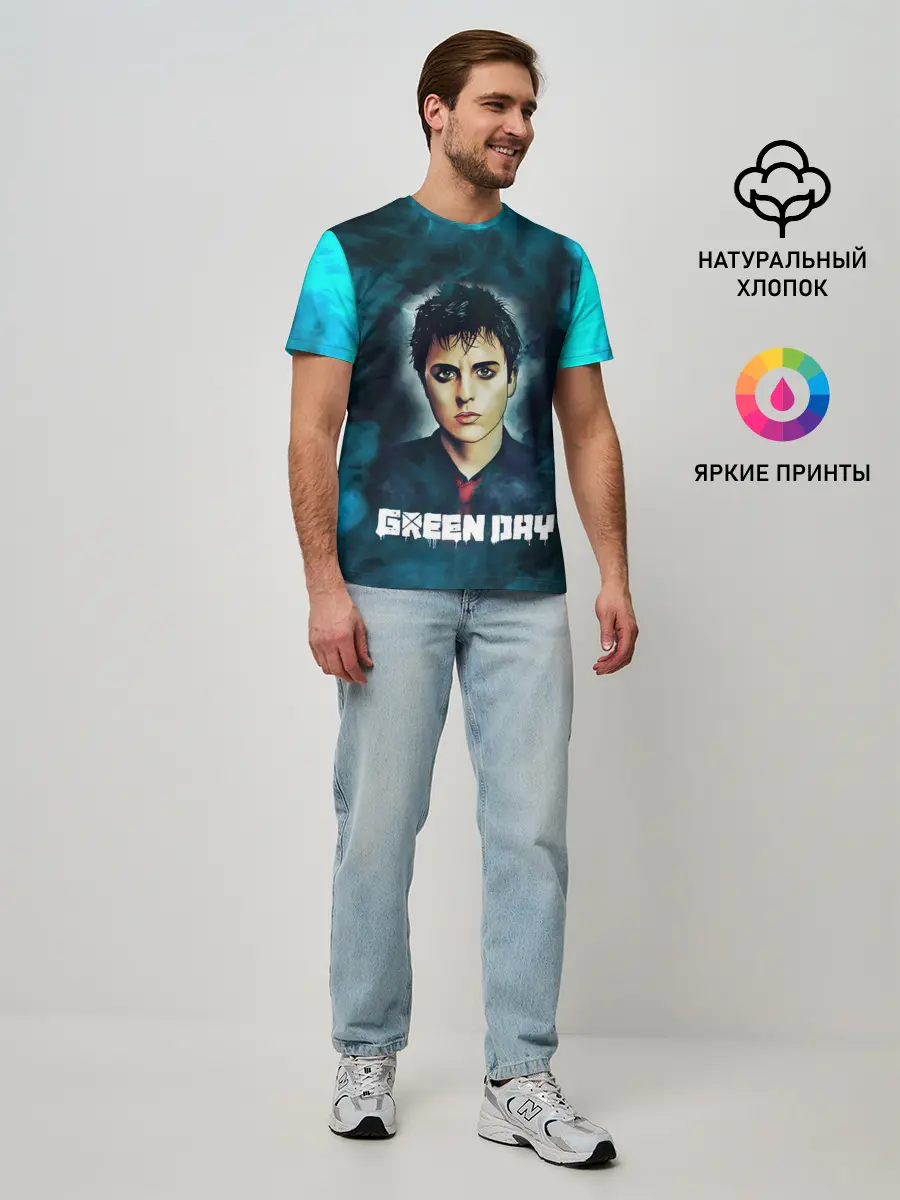 Мужская базовая футболка / Billie | GreenDay | ГринДай