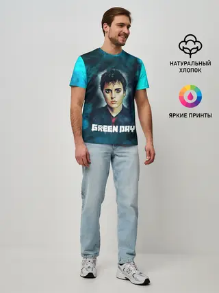 Мужская базовая футболка / Billie | GreenDay | ГринДай