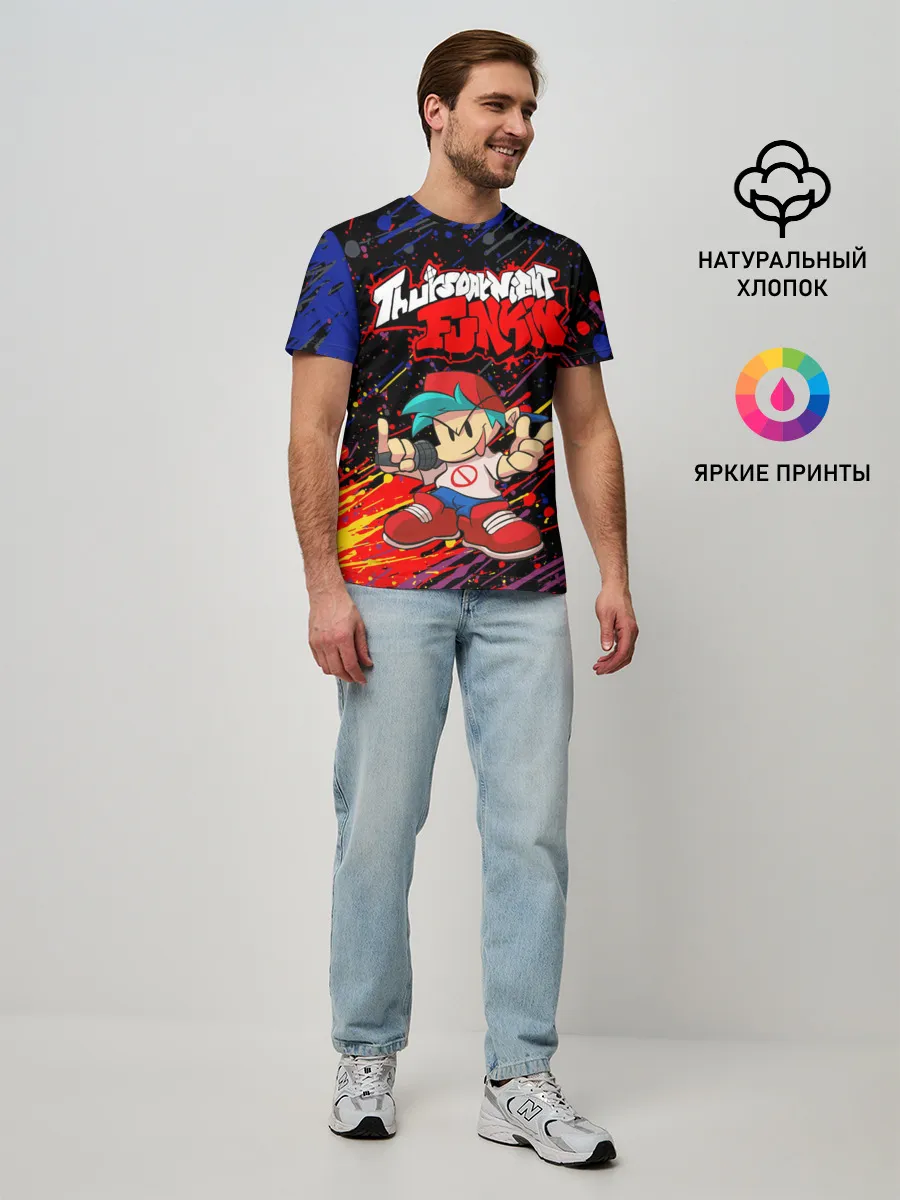 Мужская базовая футболка / Friday Night Funkin