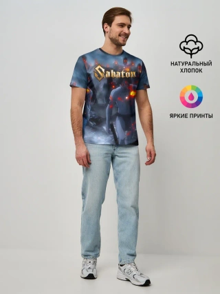 Мужская базовая футболка / Зомби Sabaton