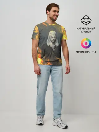 Мужская базовая футболка / ГЕРАЛЬТ ВЕДЬМАК