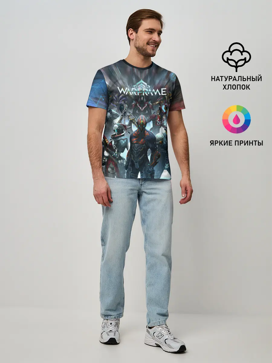 Мужская базовая футболка / WARFRAME | ВАРФРЕЙМ