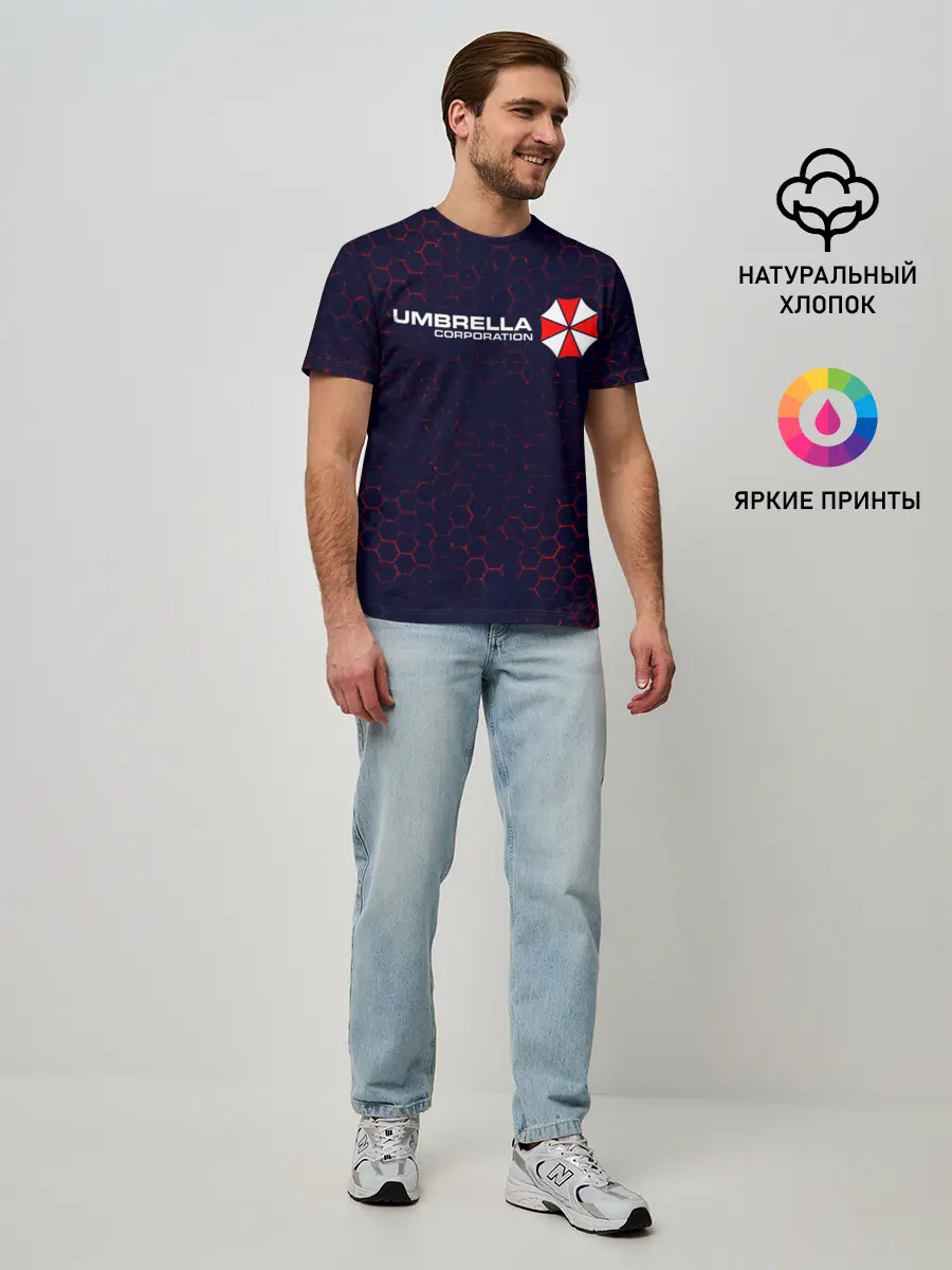 Мужская базовая футболка / UMBRELLA CORP / АМБРЕЛЛА