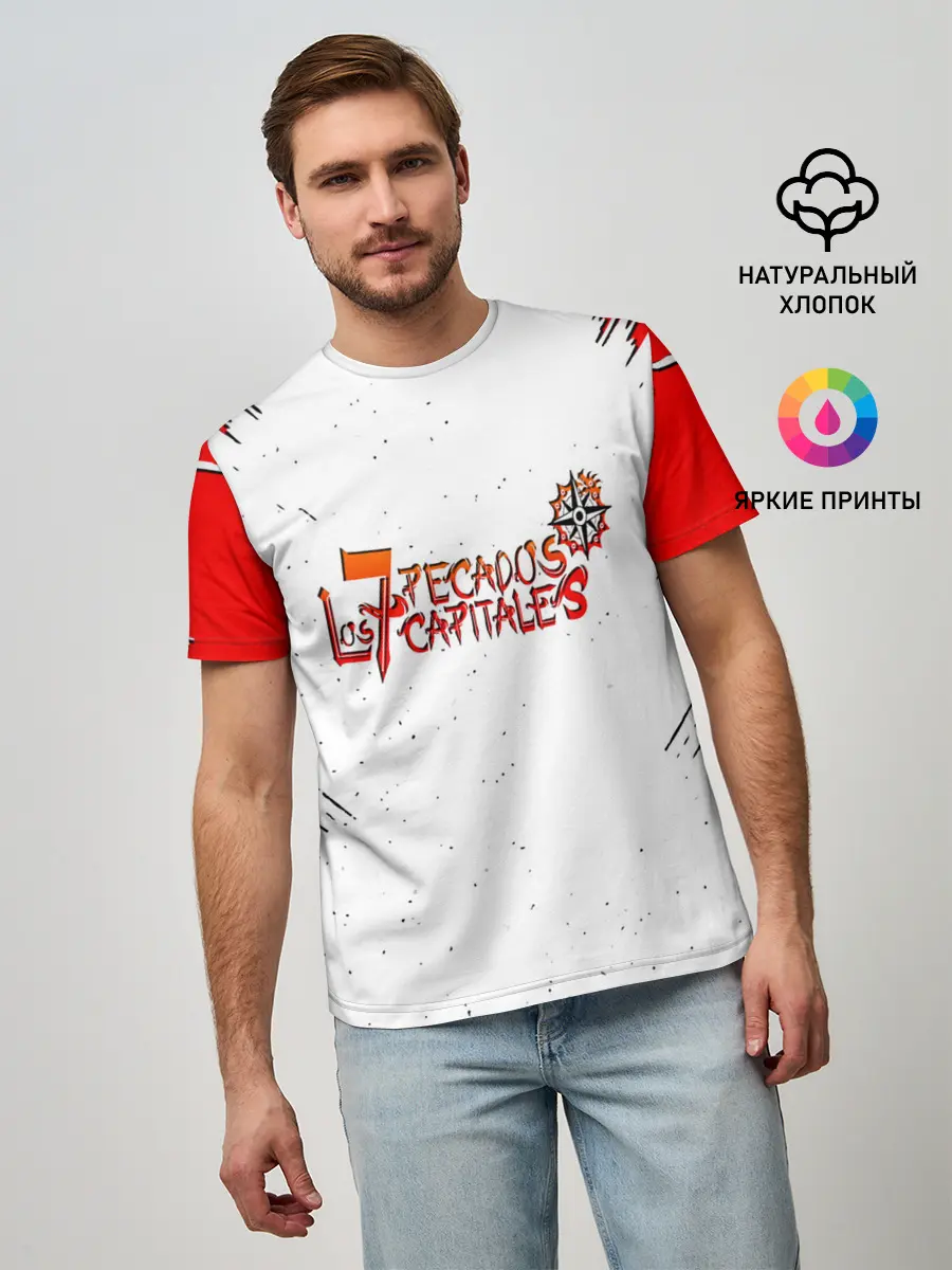 Мужская базовая футболка / Nanatsu no Taizai lines