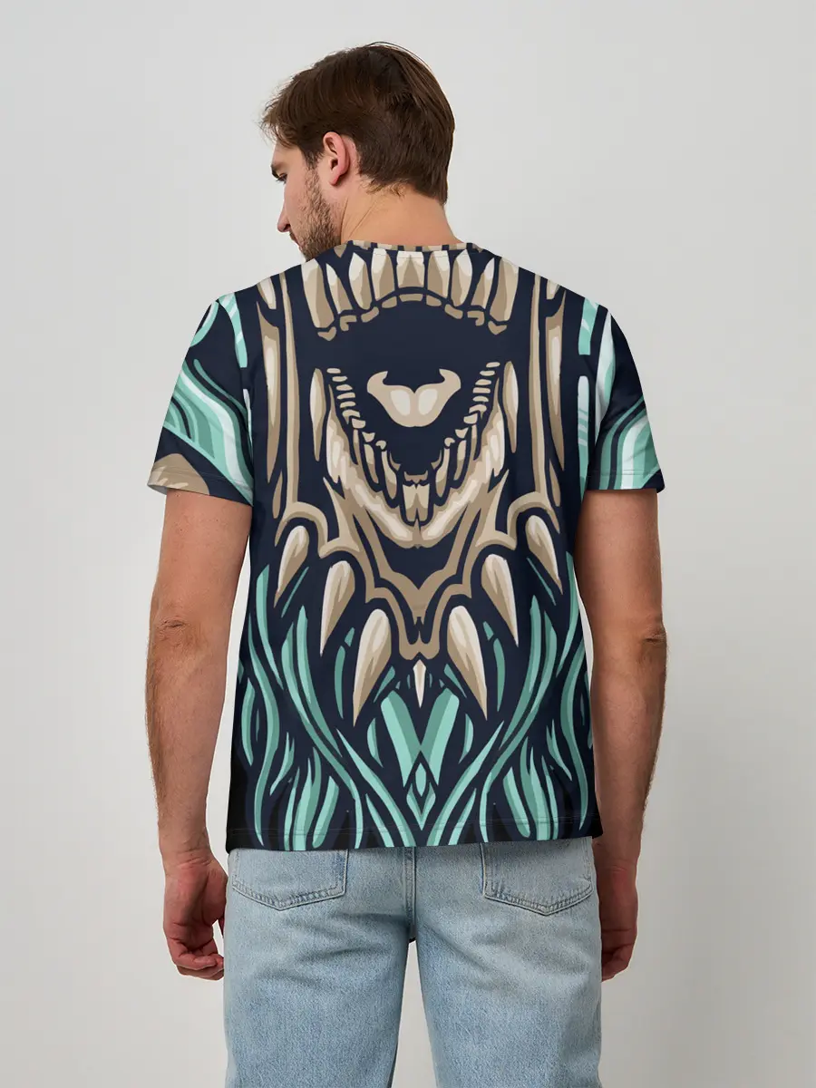 Мужская базовая футболка / Древний зомби