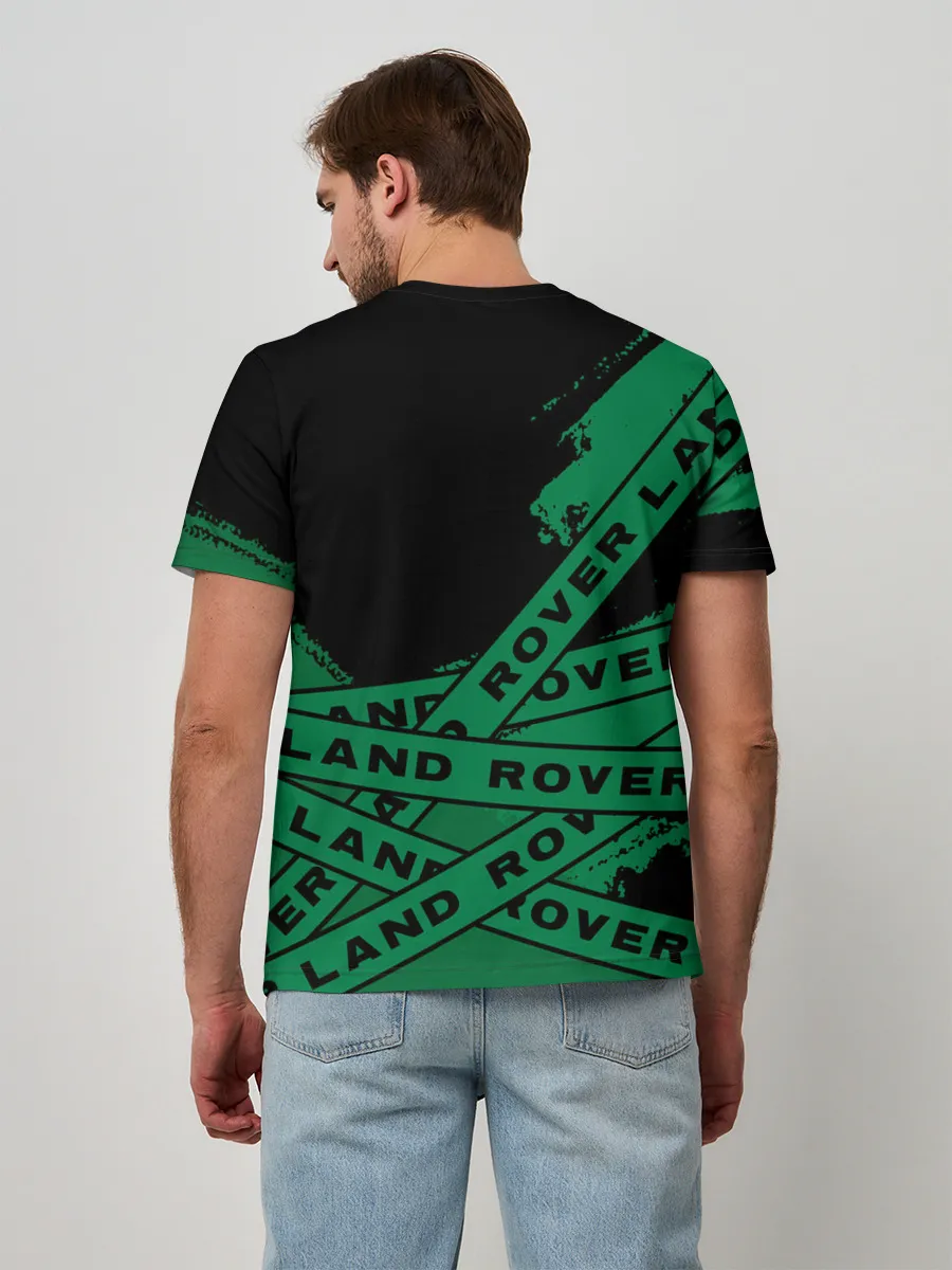 Мужская базовая футболка / Land Rover - Strokes