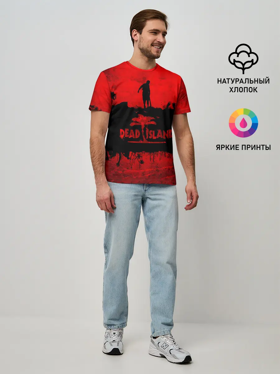 Мужская базовая футболка / Island of blood