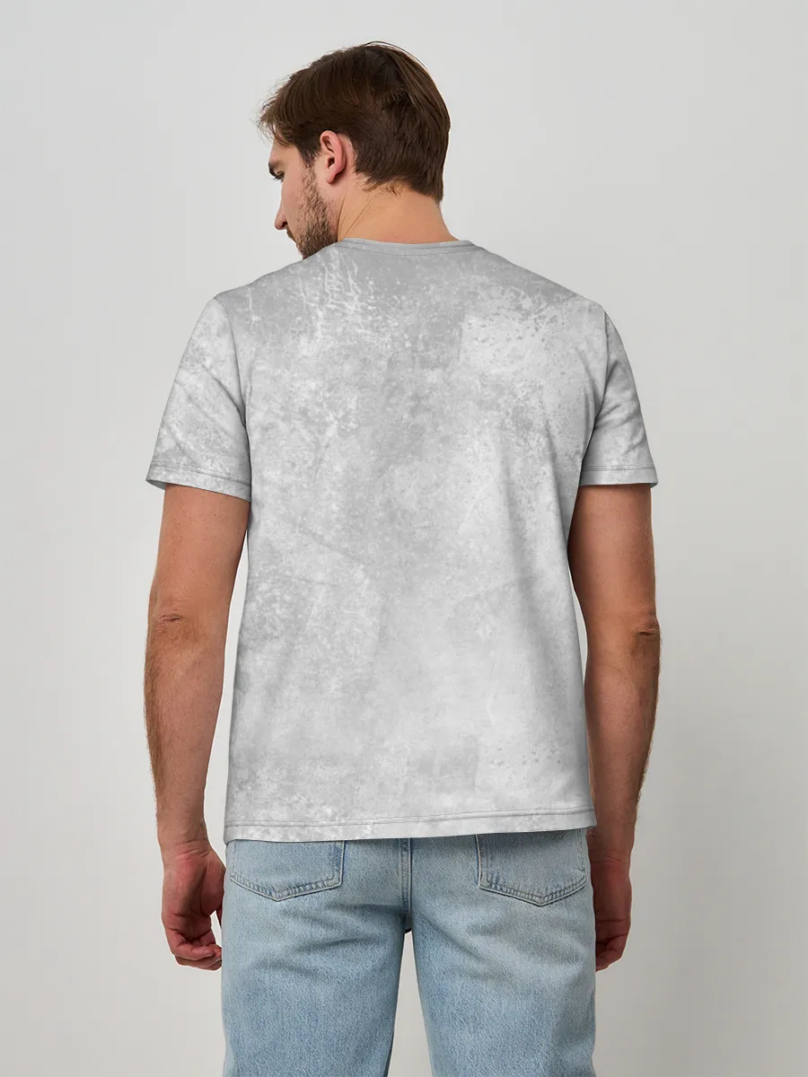 Мужская базовая футболка / Билли Айлиш красочная