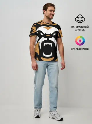 Мужская базовая футболка / Зверь