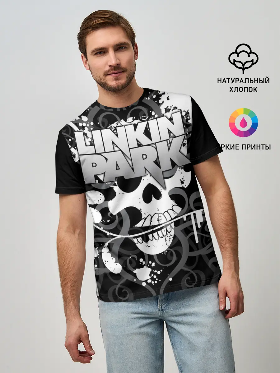 Мужская базовая футболка / Linkin Park