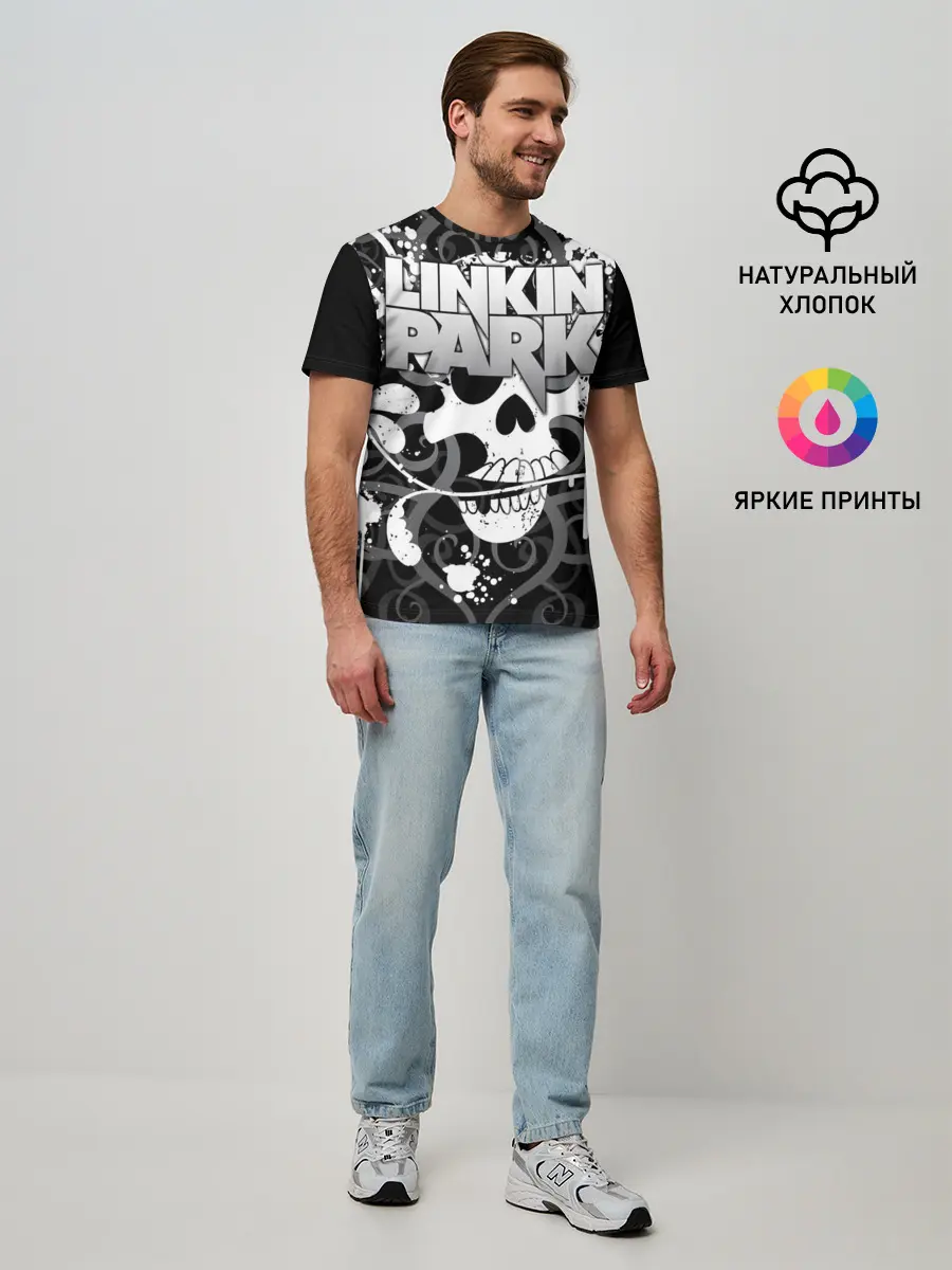 Мужская базовая футболка / Linkin Park