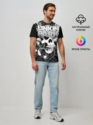 Мужская базовая футболка / Linkin Park