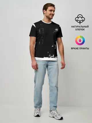 Мужская базовая футболка / город