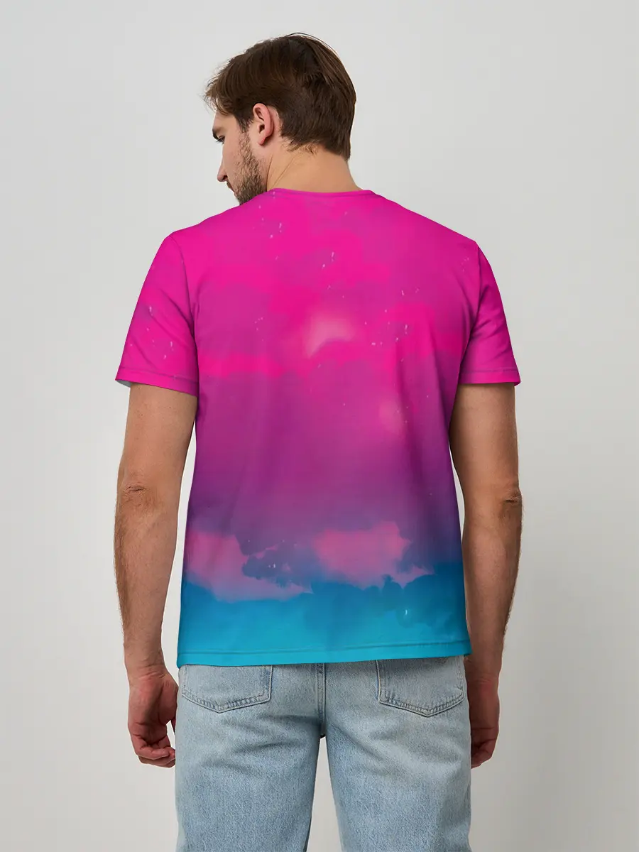 Мужская базовая футболка / Прекрасная АСКА ЛЭНГЛИ СОРЬЮ