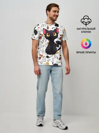 Мужская базовая футболка / Котэ | Котята