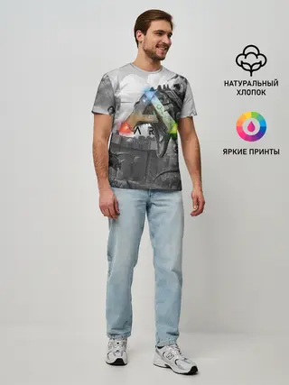 Мужская базовая футболка / Ark Survival Evolved