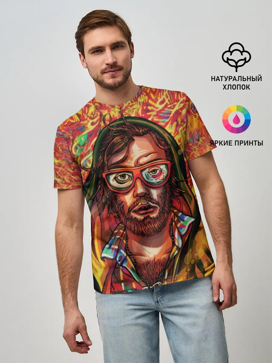 Мужская базовая футболка / Hotline Miami 2: Wrong Number