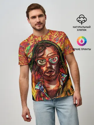 Мужская базовая футболка / Hotline Miami 2: Wrong Number