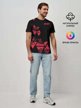 Мужская базовая футболка / NASA