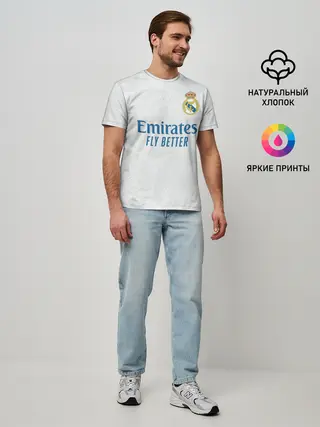 Мужская базовая футболка / Каземиро Реал форма 2021/2022