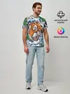 Мужская базовая футболка / Тигр