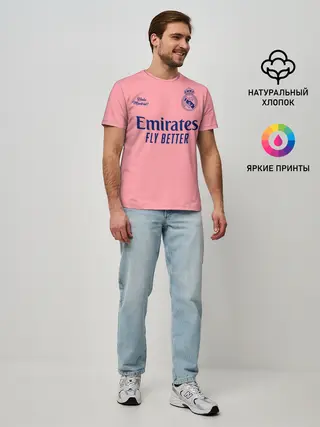Мужская базовая футболка / REAL MADRID, выездная 20/21