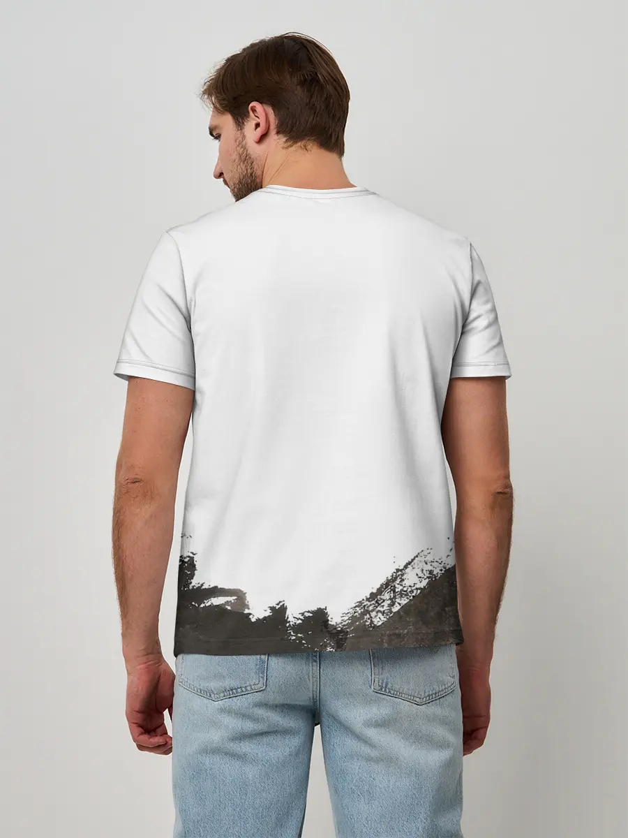 Мужская базовая футболка / папей гавна