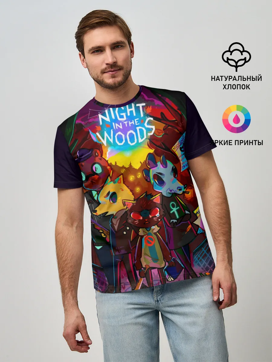 Мужская базовая футболка / Night in the Woods