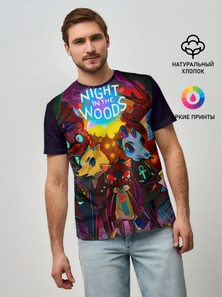Мужская базовая футболка / Night in the Woods