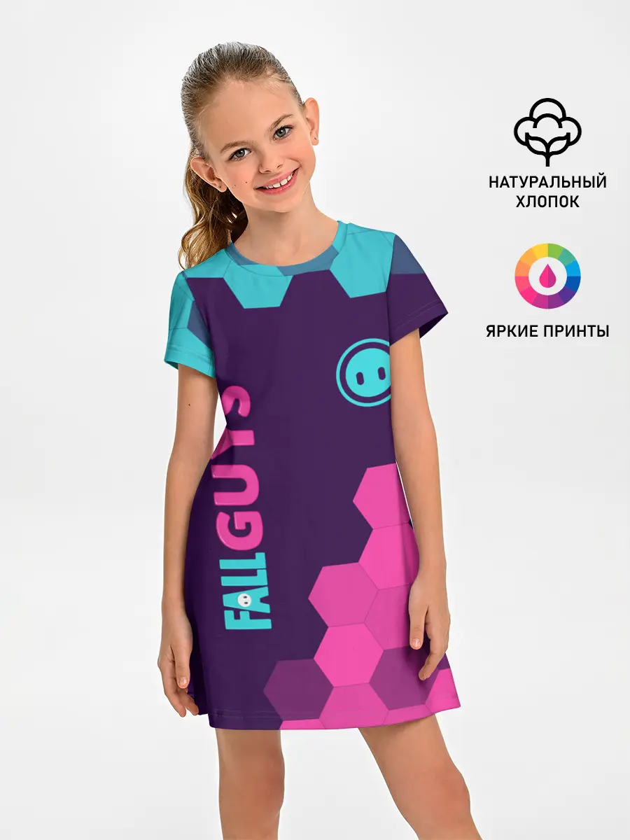 Детское платье / FALL GUYS / ФОЛ ГАЙС