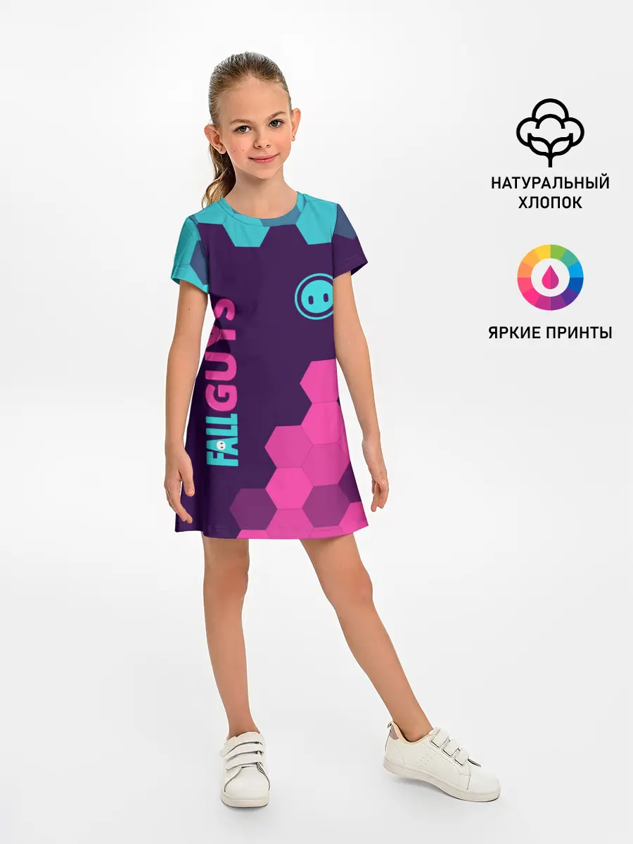 Детское платье / FALL GUYS / ФОЛ ГАЙС