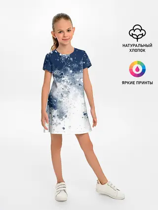 Детское платье / Чернильные капли