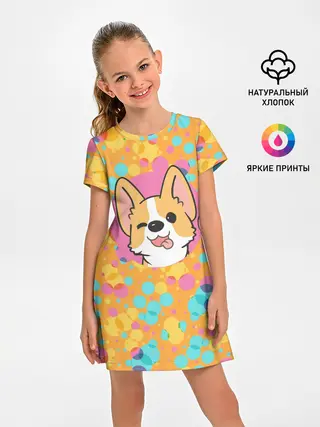 Детское платье / Милый корги