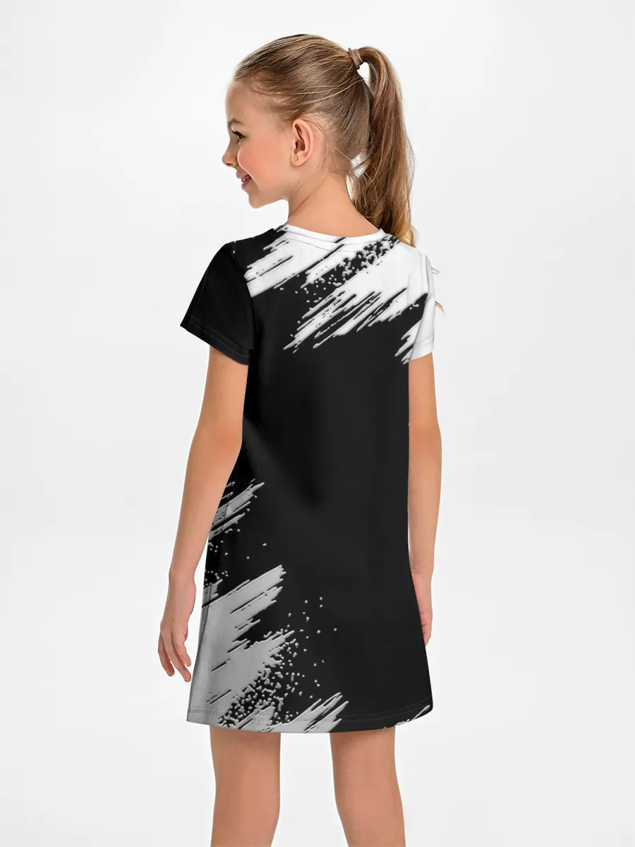 Детское платье / БМВ РАЗРЕЗАННОЕ ЛОГО