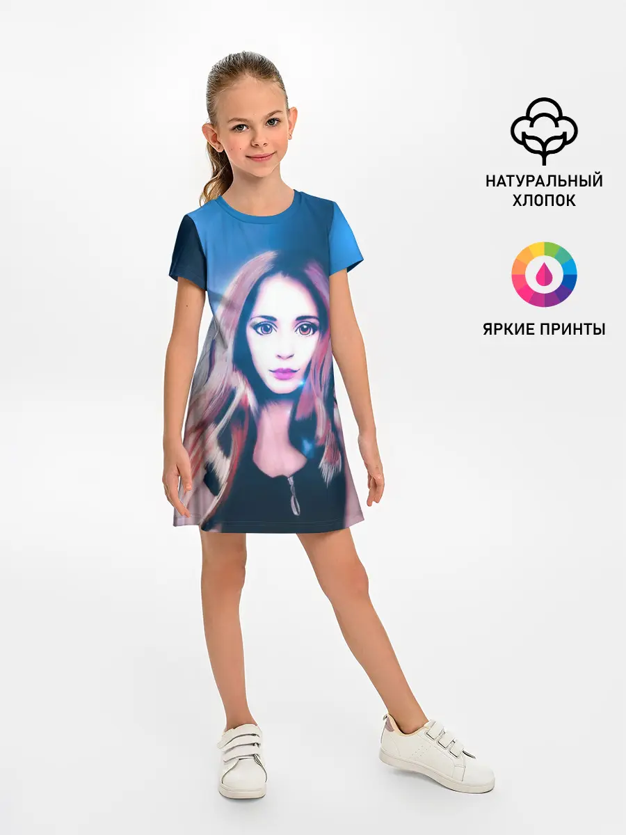 Детское платье / Девушка с большими глазами