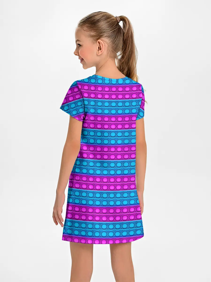 Детское платье / АНТИСТРЕСС POP it | ПОП-ИТ