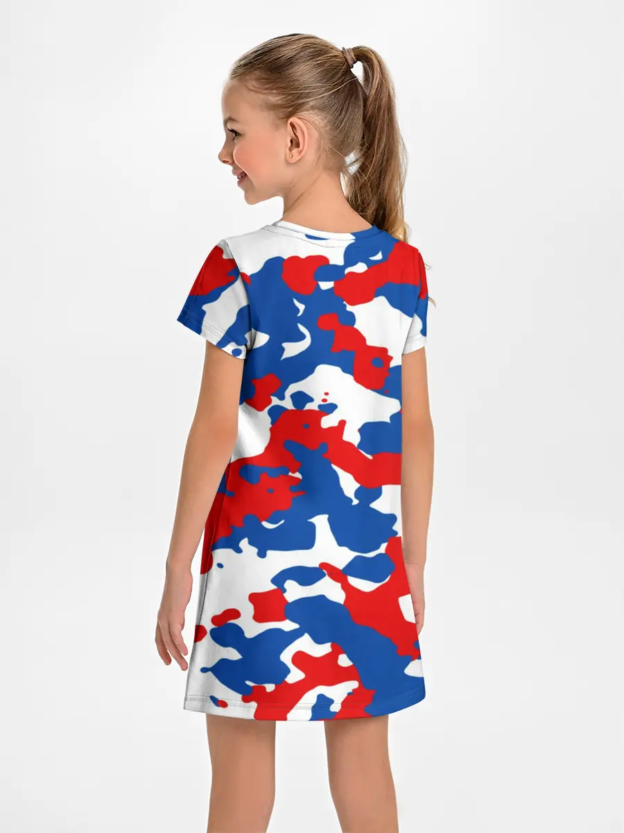 Детское платье / Герб РФ Милитари