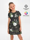 Детское платье / Белые хризантемы