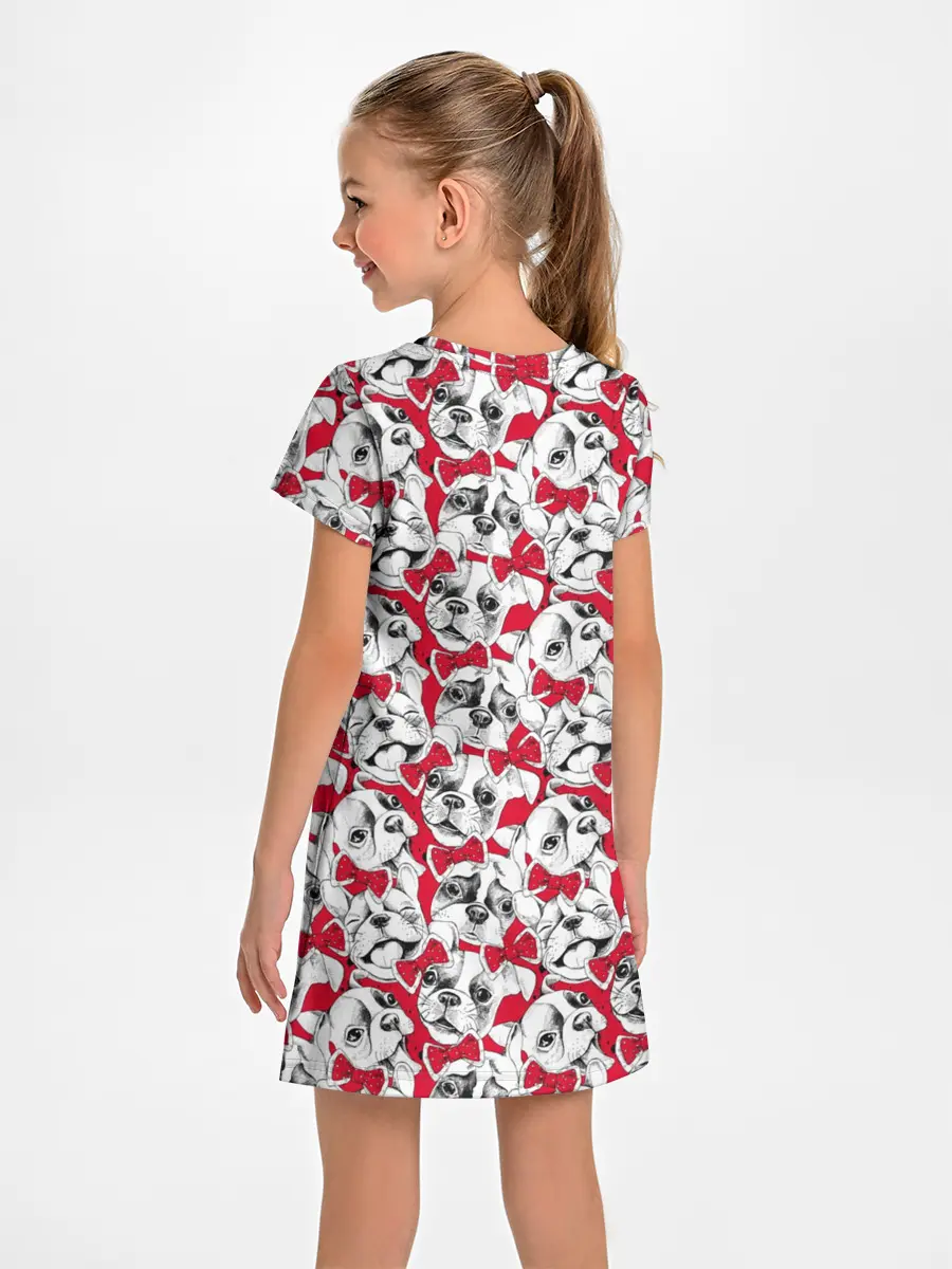 Детское платье / Французский Бульдог